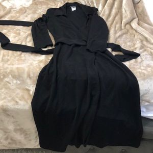 bebe black wrap dress; Size M